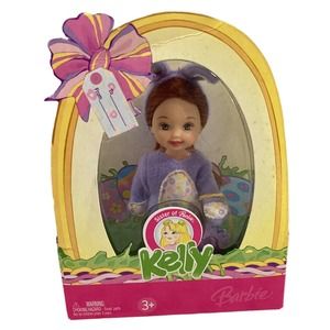 Barbie Sister Kelly TORI Easter Party K9162 K9164 Purple Bunny Costume Basket